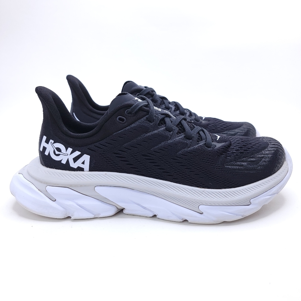 Hoka One One Black and White Women's Sneakers